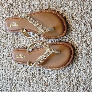 White Sandals with Pearls